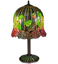 Meyda Blue 134540 - 23"H Tiffany Honey Locust Base Table Lamp