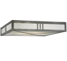 Meyda Blue 135132 - 36.25" Square Whitewing Flushmount