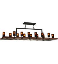 Meyda Blue 135930 - 72&#34;W Grand Terrace 14 LT Oblong Chandelier