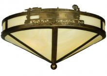 Meyda Blue 136032 - 15.75&#34;W Train Flushmount