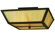 Meyda Blue 136919 - 15&#34;Sq Madera Flushmount
