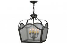 Meyda Blue 137164 - 15&#34; Square Terena 4 Light Pendant