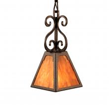 Meyda Blue 137400 - 7&#34; Square Ava Mini Pendant