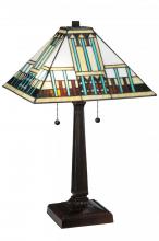 Meyda Blue 138119 - 23&#34;H Prairie Peaks Table Lamp