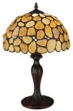 Meyda Blue 138123 - 19.5&#34;H Agata Yellow Table Lamp