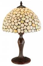 Meyda Blue 138124 - 19&#34;H Agata Opal Table Lamp