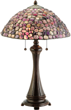 Meyda Blue 138125 - 25&#34;H Agata Purple Table Lamp