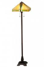 Meyda Blue 138127 - 62&#34;H Parker Poppy Floor Lamp
