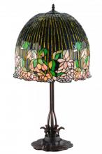 Meyda Blue 138581 - 32&#34;H Tiffany Flowering Lotus Table Lamp
