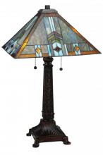 Meyda Blue 138772 - 26&#34;H Prairie Wheat Sunshower Table Lamp