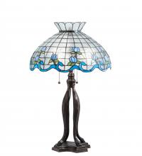 Meyda Blue 140466 - 31" High Roseborder Table Lamp