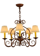 Meyda Blue 142077 - 26&#34; Wide Jenna 5 Light Chandelier