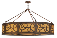 Meyda Blue 142134 - 60&#34;W Dean Inverted Pendant