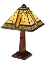 Meyda Blue 142879 - 16&#34;H Sierra Prairie Mission Accent Lamp