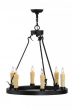 Meyda Blue 143056 - 24&#34; Wide Deina 6 Light Chandelier