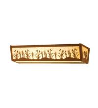 Meyda Blue 14323 - 24&#34; Wide Reeds & Cattails Vanity Light