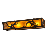 Meyda Blue 14333 - 24&#34;W Gecko Vanity Light