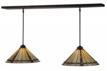 Meyda Blue 143349 - 48&#34; Long Belvidere 2 Light Island Pendant