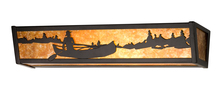 Meyda Blue 14344 - 24&#34; Wide Canoe At Lake Vanity Light