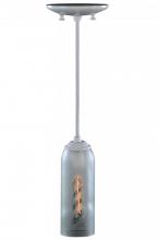Meyda Blue 143516 - 5&#34;W Coastal Collection Lighthouse Wine Bottle Mini Pendant