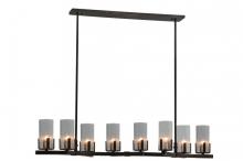 Meyda Blue 144240 - 53&#34; Long Cero 8 Light Oblong Chandelier