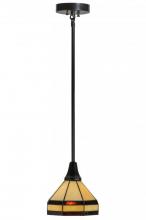 Meyda Blue 145363 - 8&#34; Wide Topridge Mini Pendant