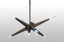 Meyda Blue 145938 - 38&#34;W Hickory Treasures 12 LT LED Pendant