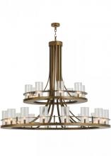 Meyda Blue 146669 - 60&#34;W Arion 24 LT Two Tier Pendant