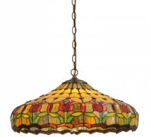 Meyda Blue 148431 - 22&#34;W Colonial Tulip Pendant