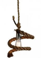 Meyda Blue 152480 - 9.5&#34;W Rope Mini Pendant