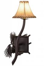Meyda Blue 152832 - 10&#34;W Lone Pine Left Wall Sconce