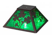 Meyda Blue 153273 - 16&#34;Sq Shamrock Shade