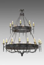 Meyda Blue 153295 - 72&#34; Wide Marta 24 Light Two Tier Chandelier