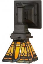 Meyda Blue 153637 - 5&#34;W Sierra Prairie Mission Wall Sconce