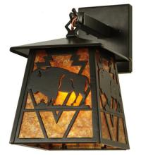 Meyda Blue 15396 - 7&#34; Wide Lone Buffalo Wall Sconce