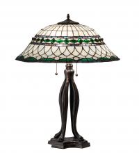 Meyda Blue 15405 - 30&#34; High Tiffany Roman Table Lamp