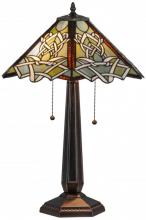 Meyda Blue 154481 - 24.5&#34;H Glasgow Bungalow Table Lamp