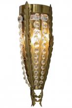 Meyda Blue 154700 - 7&#34; Wide Chrisanne Crystal Wall Sconce
