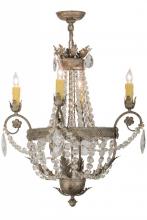 Meyda Blue 155186 - 26&#34;W Antonia 4 LT Chandelier