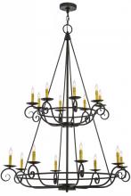 Meyda Blue 156129 - 45&#34;W Estrella 16 LT Two Tier Chandelier