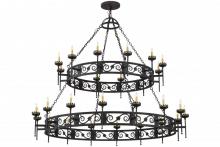 Meyda Blue 157277 - 84&#34;W Majella 28 LT Two Tier Chandelier