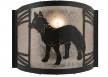 Meyda Blue 157292 - 12&#34;W Fox on the Loose Left Wall Sconce