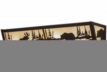 Meyda Blue 157351 - 24&#34;W Moose & Black Bear Vanity Light