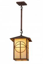 Meyda Blue 157408 - 12&#34;Sq Seneca Circle Cross Lantern Pendant