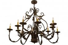 Meyda Blue 160180 - 48&#34;W French Elegance 12 LT Chandelier