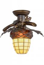Meyda Blue 160236 - 13&#34;W Acorn Branch Flushmount