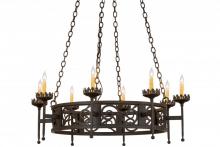 Meyda Blue 160337 - 42&#34;W Majella 8 LT Chandelier