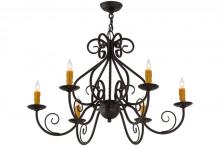 Meyda Blue 160446 - 36&#34; Wide Jenna 6 Light Chandelier