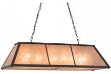 Meyda Blue 160613 - 48&#34;L Tri-Panel Oblong Pendant