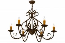 Meyda Blue 160714 - 36&#34;W Jenna 6 LT Chandelier